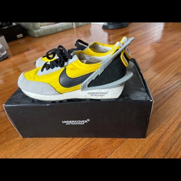 Undercover Kids Sneakers in Yellow, Black, and Gray - Picture 1 of 3